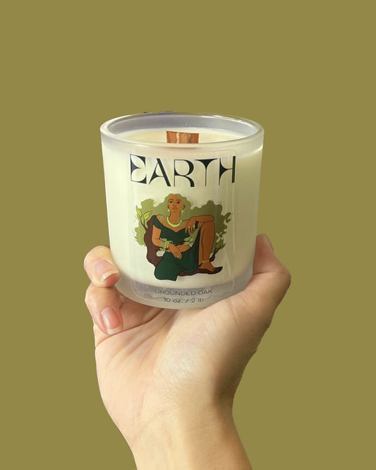 Earth Sign Candle