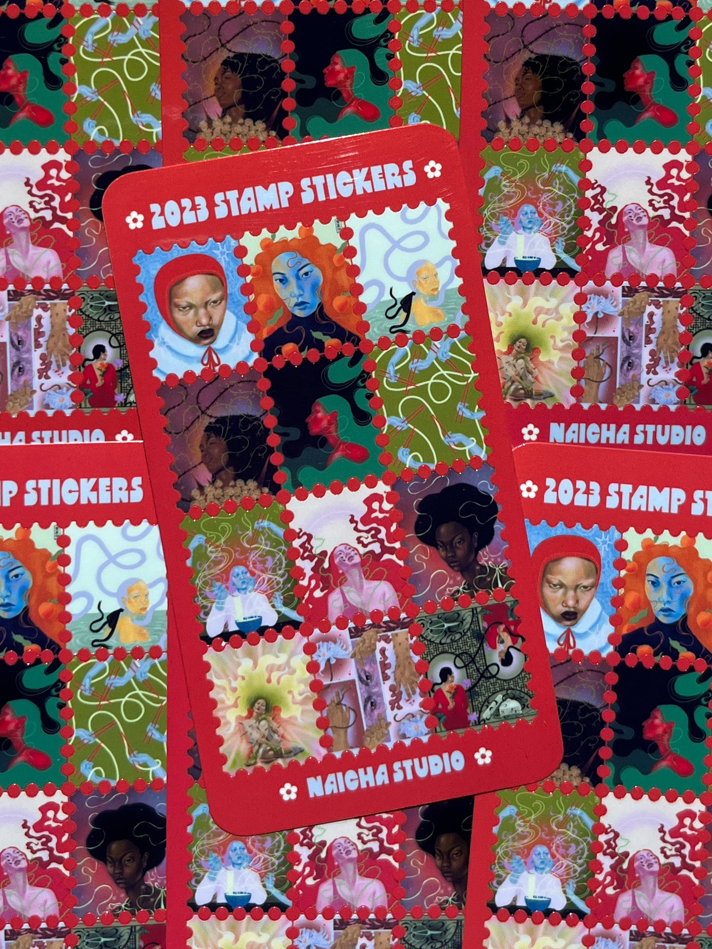 2023 Stamp Sticker Sheet