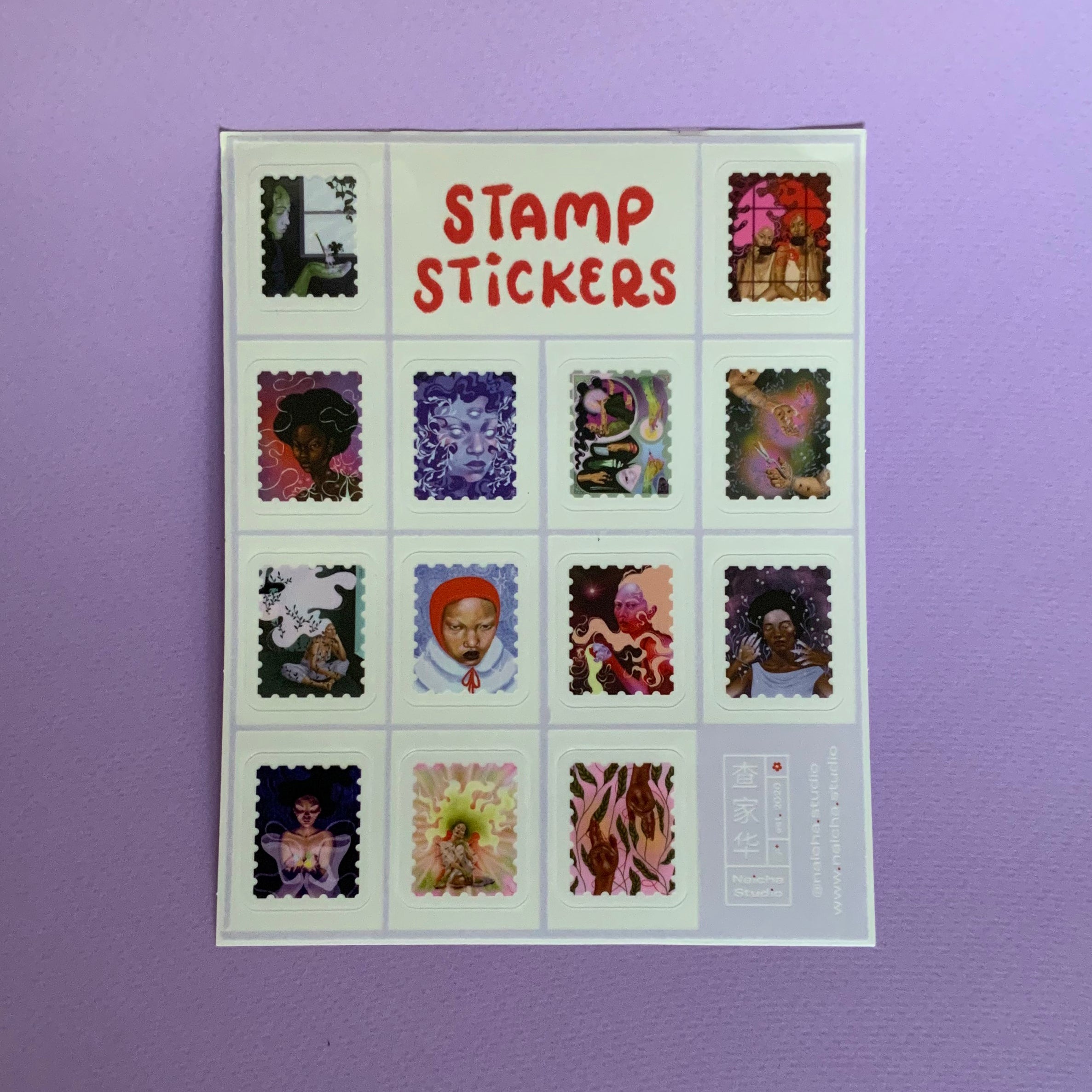 Stamps Sticker Sheet