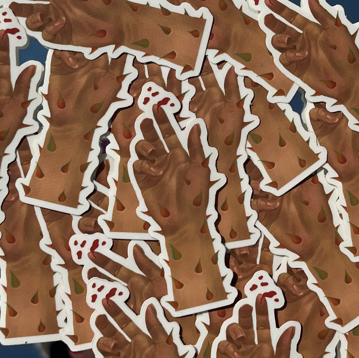 Thorn Hand Clear Sticker