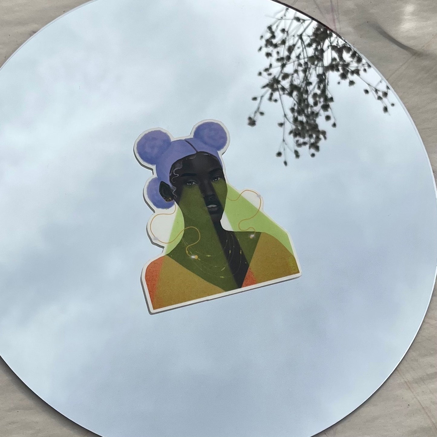 Alien Superstar Clear Sticker