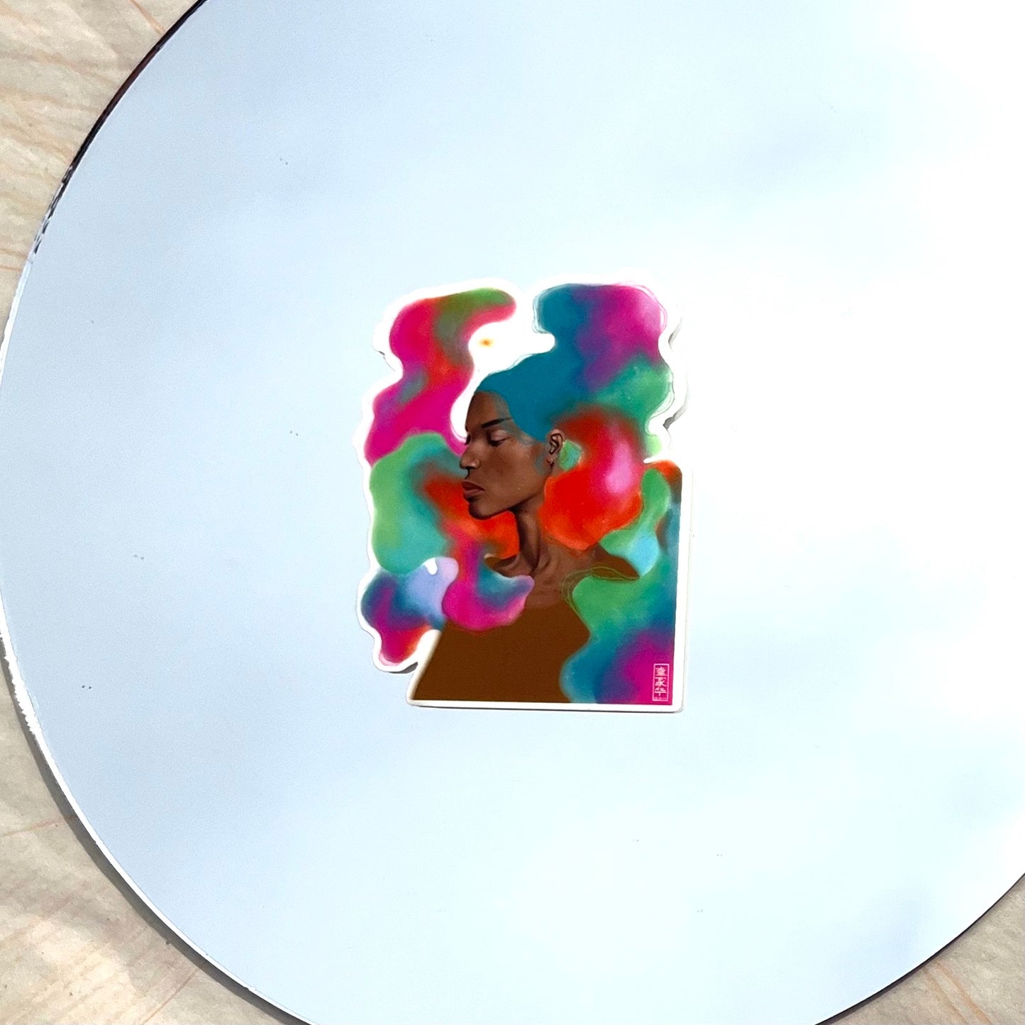 Poetry Clear Sticker