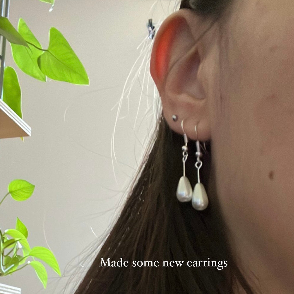 Pearl Drop Earrings – Naicha Studio