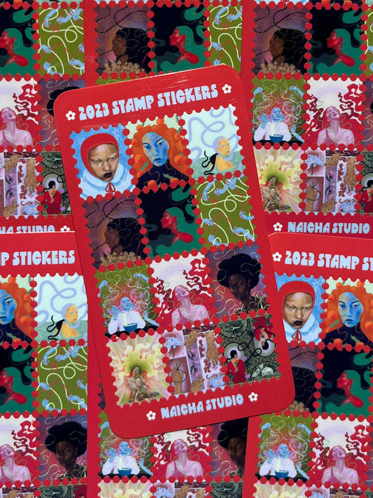 2023 Stamp Sticker Sheet