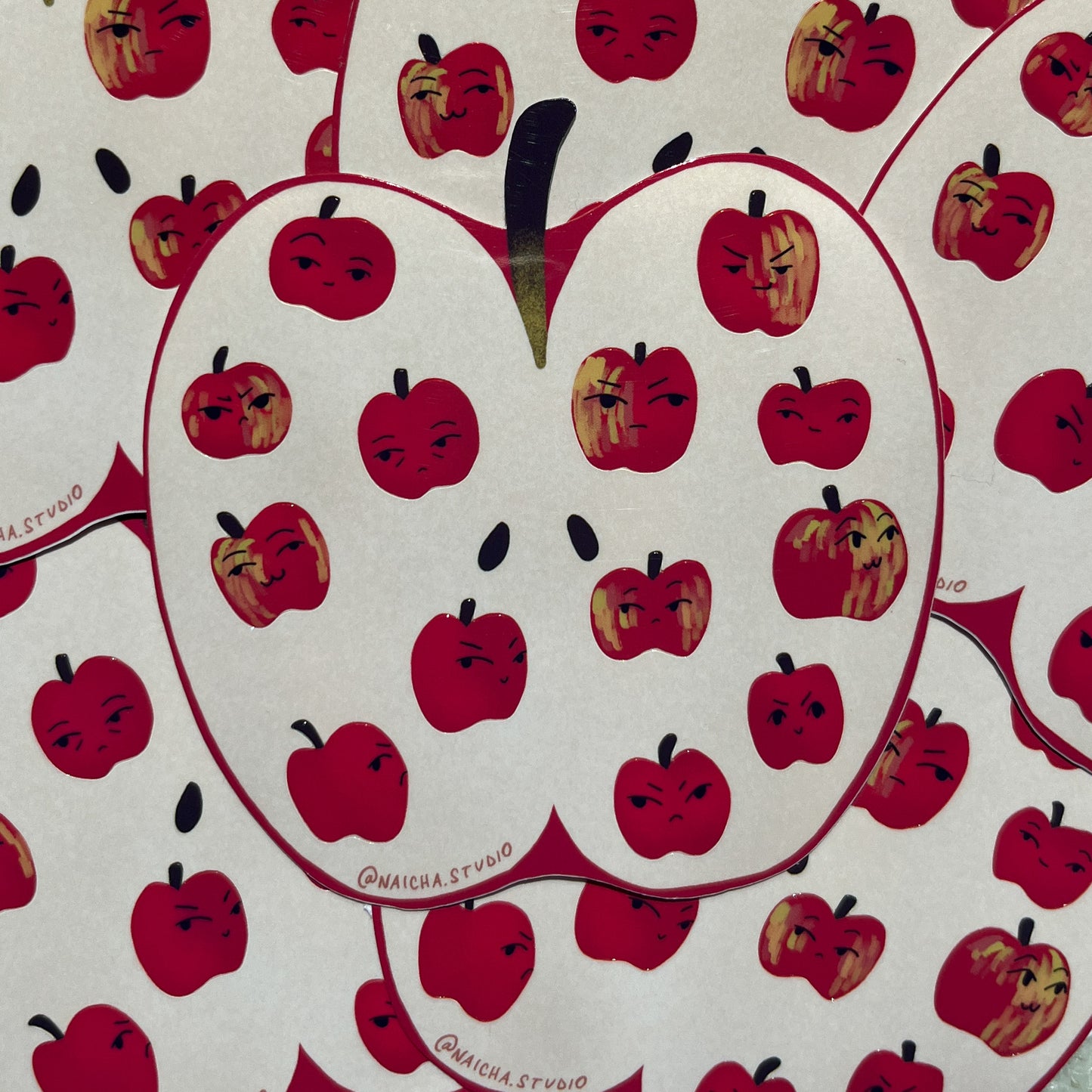 Red Apple Guys Sticker Sheet