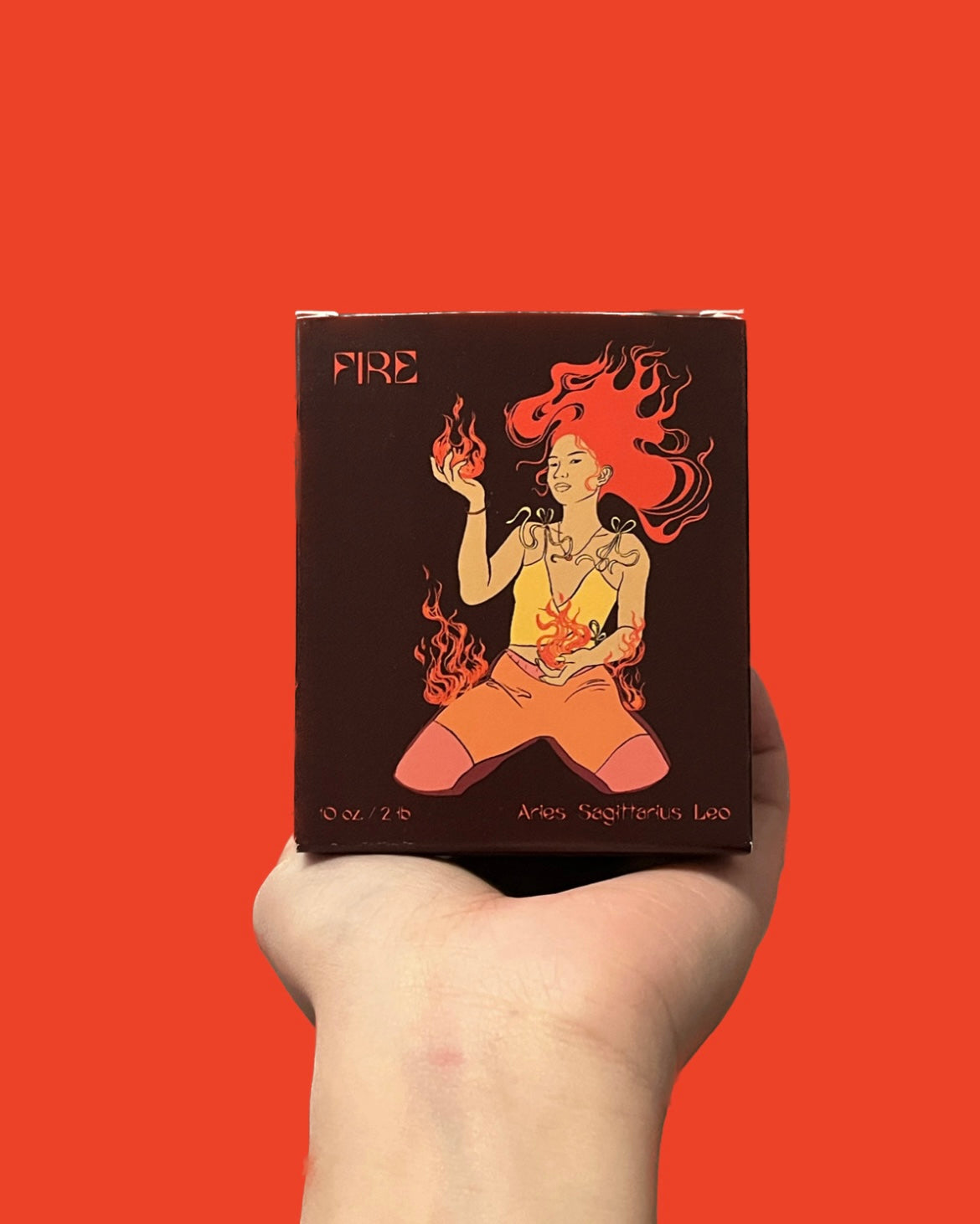 Fire Sign Candle