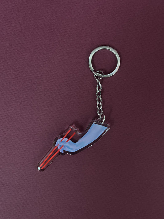 Chopstick Hand Keychain