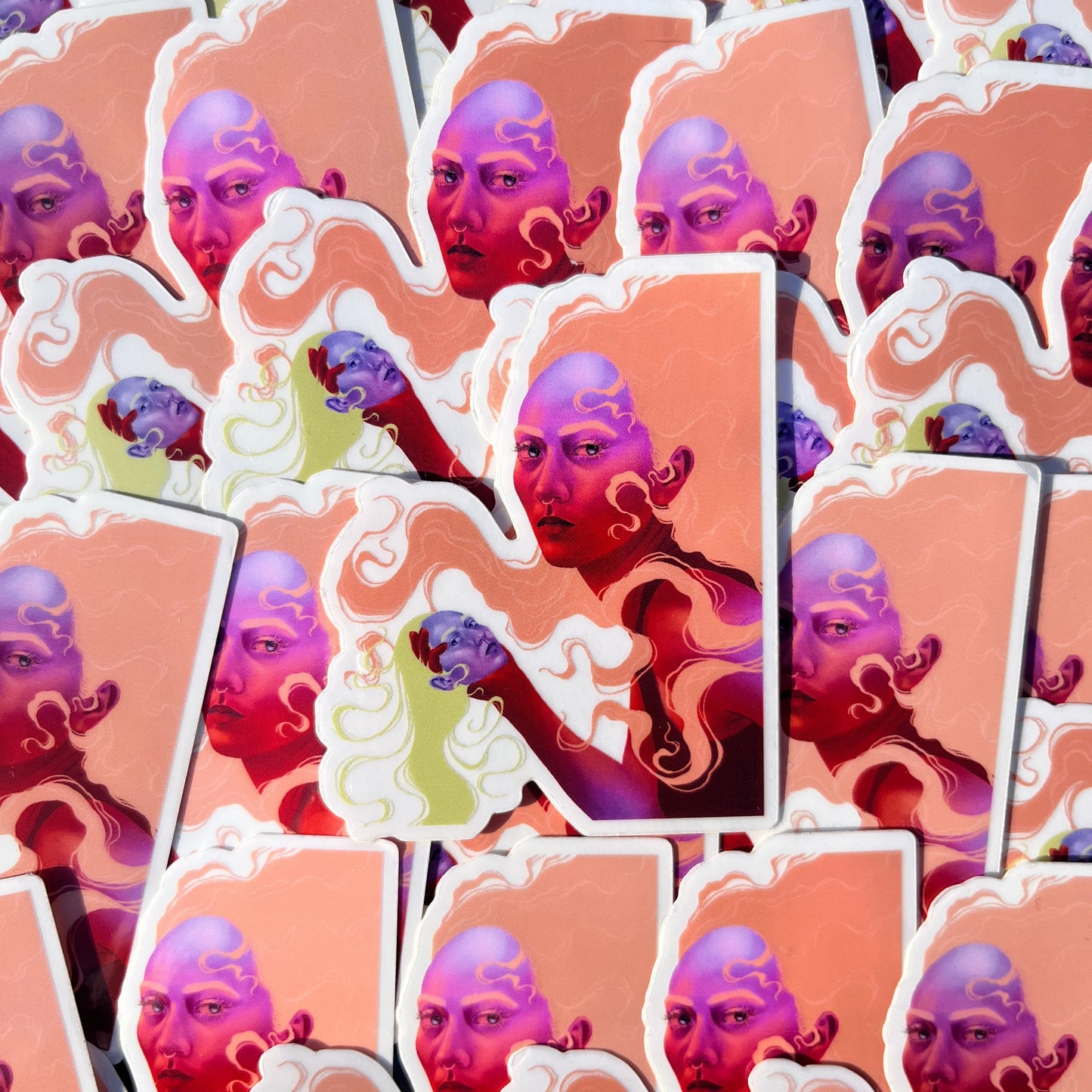 Conversation With Self Clear Sticker