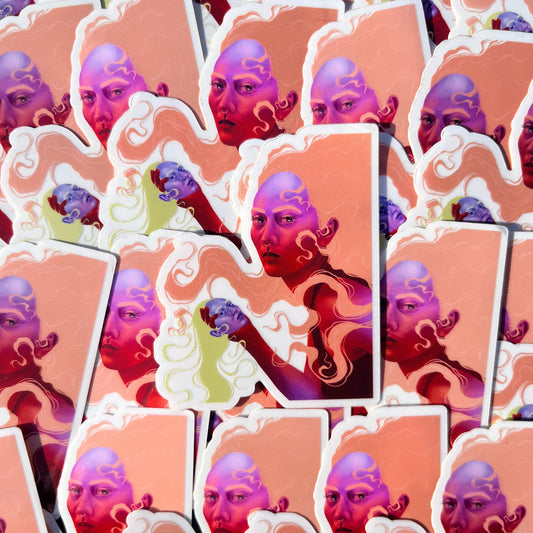 Conversation With Self Clear Sticker