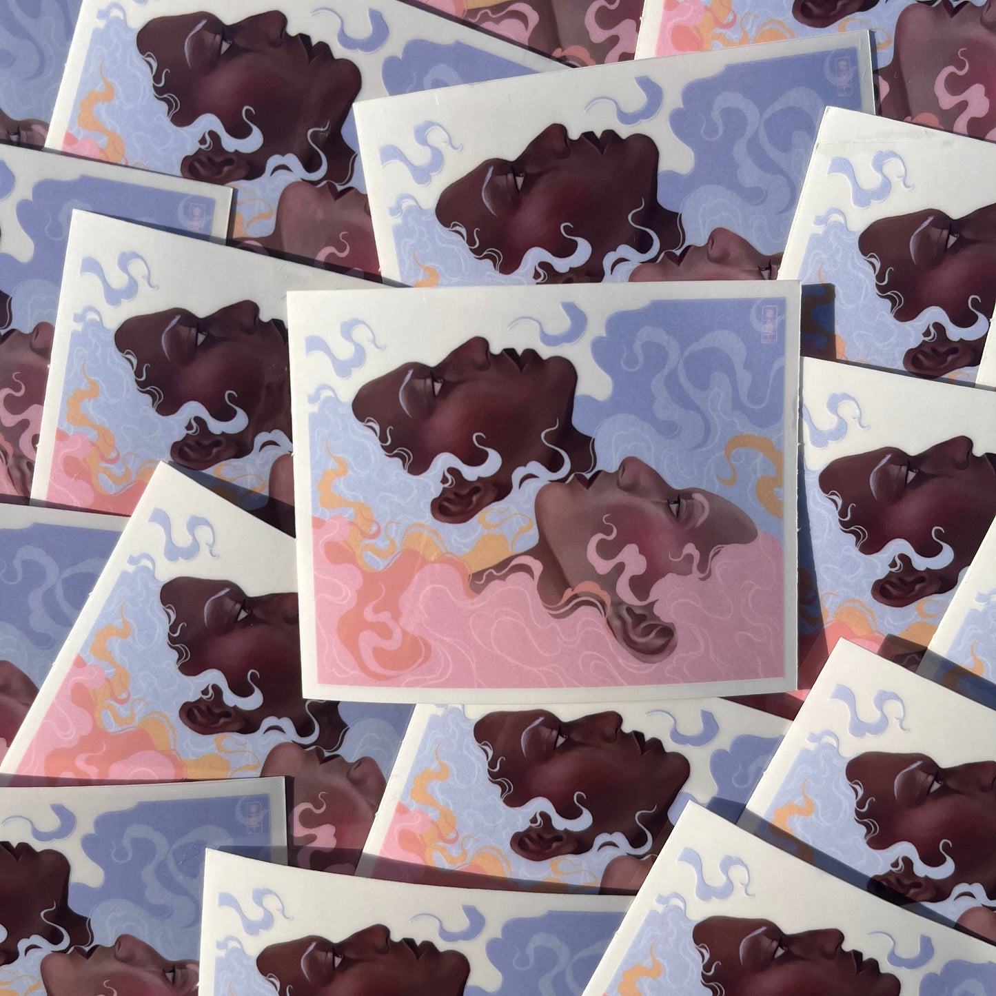 Courage Clear Sticker