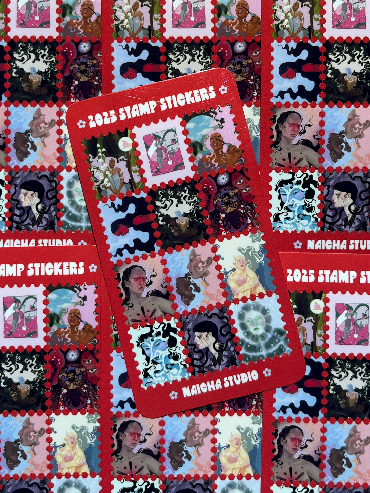 2025 Stamp Sticker Sheet