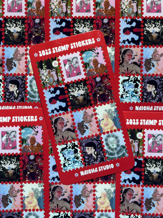 2025 Stamp Sticker Sheet