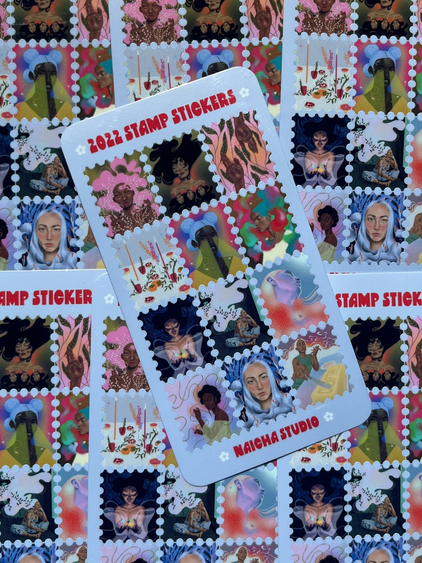 2022 Stamp Sticker Sheet