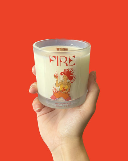 Fire Sign Candle