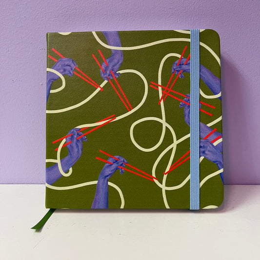 Chopstick Hands Hardcover Journal