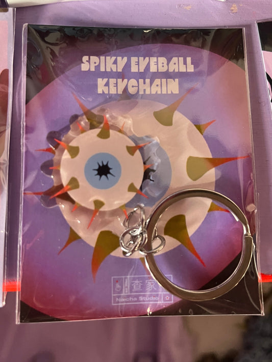 Spiky Eyeball Keychain