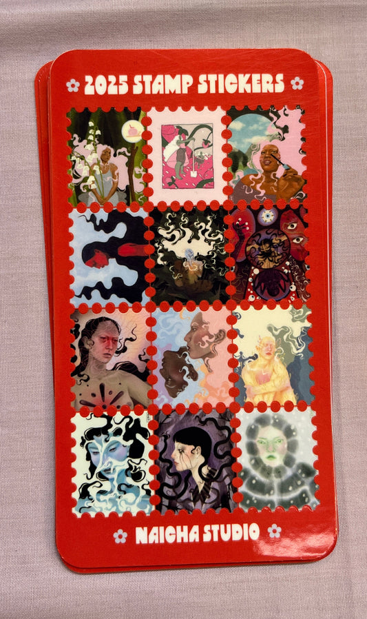 2025 Stamp Sticker Sheet