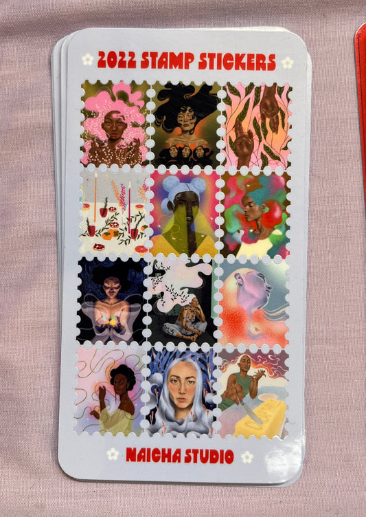 2022 Stamp Sticker Sheet