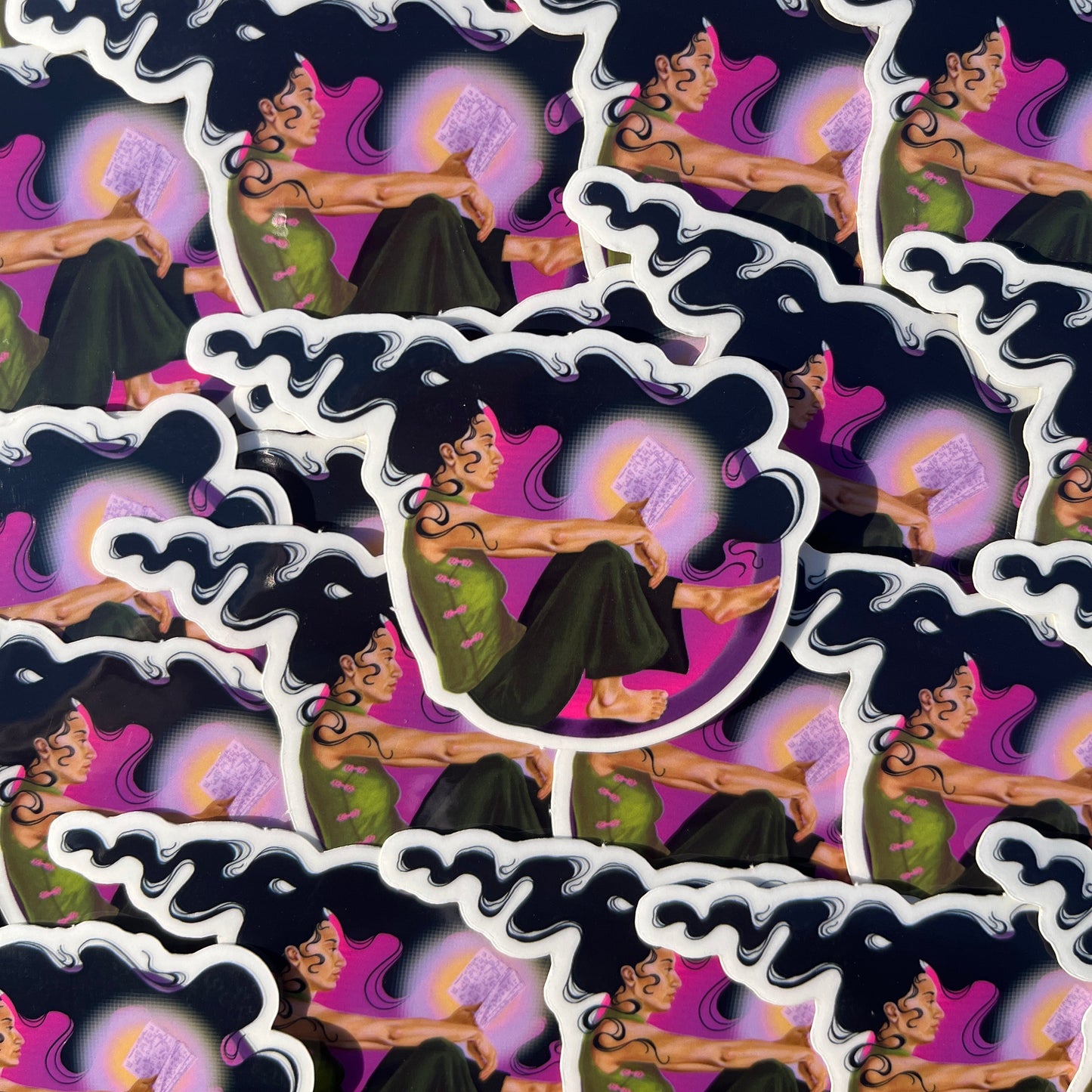 Li Jia 2 Clear Sticker