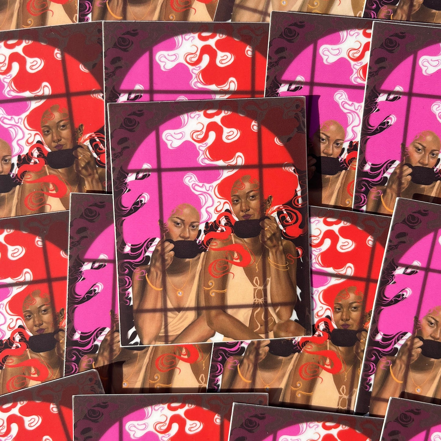 Tea Time Clear Sticker