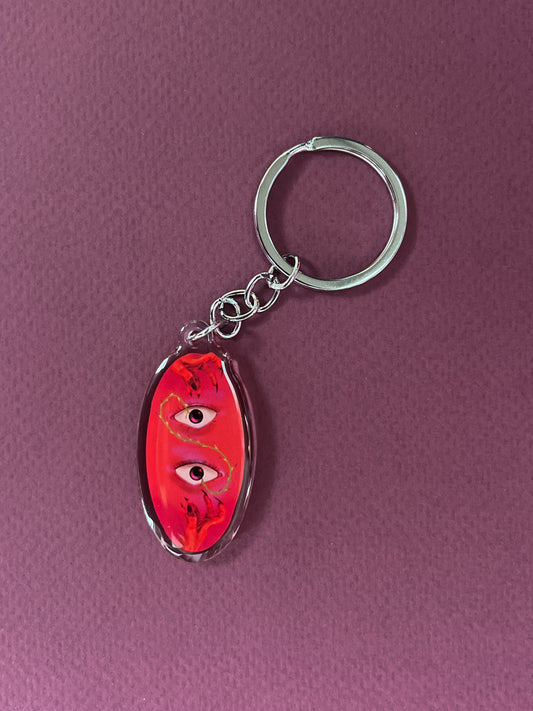 Watchful Eyes Keychain