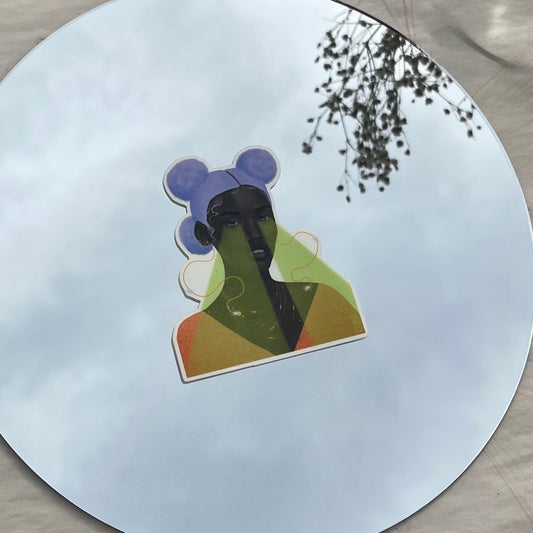 Alien Superstar Clear Sticker