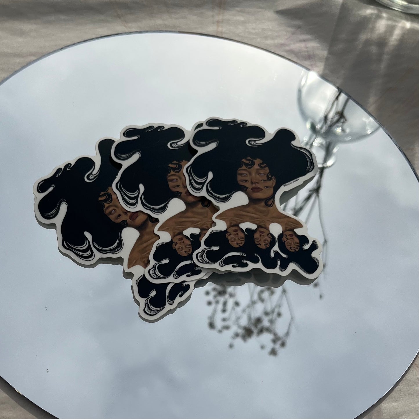 Gorgon Clear Sticker