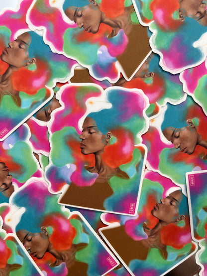 Poetry Clear Sticker