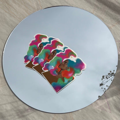 Poetry Clear Sticker